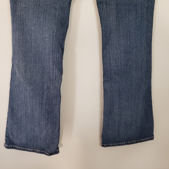 Express Super Low Rise Flare Leg Jeans - Picture 6 of 9